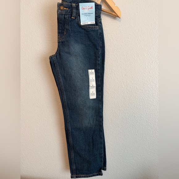 Cat & Jack Other - Cat & Jack Kids' Relaxed Straight Dark Blue Jeans